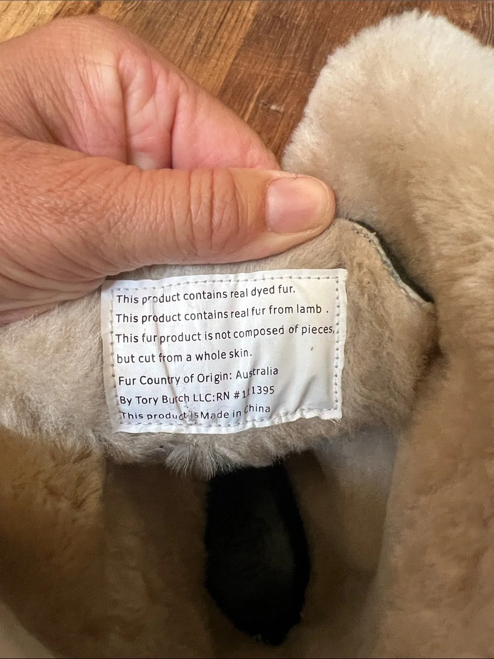 Tory Burch worn maybe